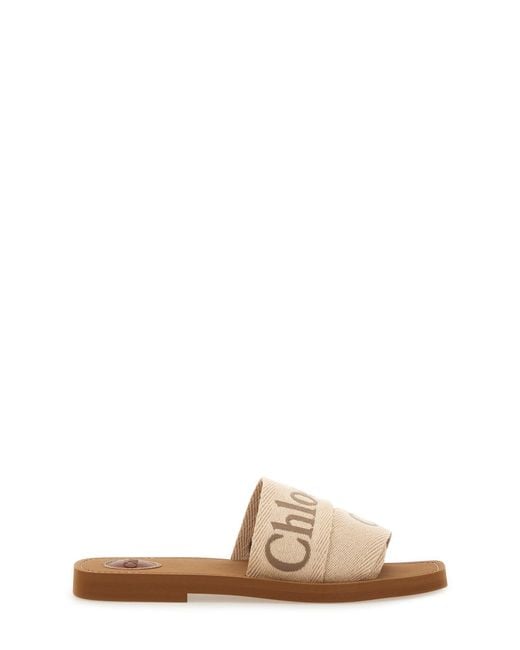 Chloé Multicolor Sandalo Slide "Woody"