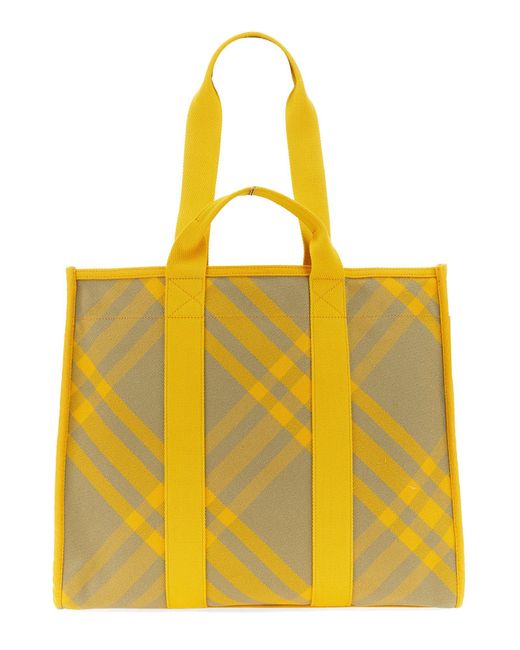 Borsa Shopper di Burberry in Yellow