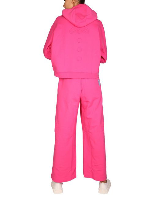 Hoodie-Donna di McQ Alexander McQueen in Pink