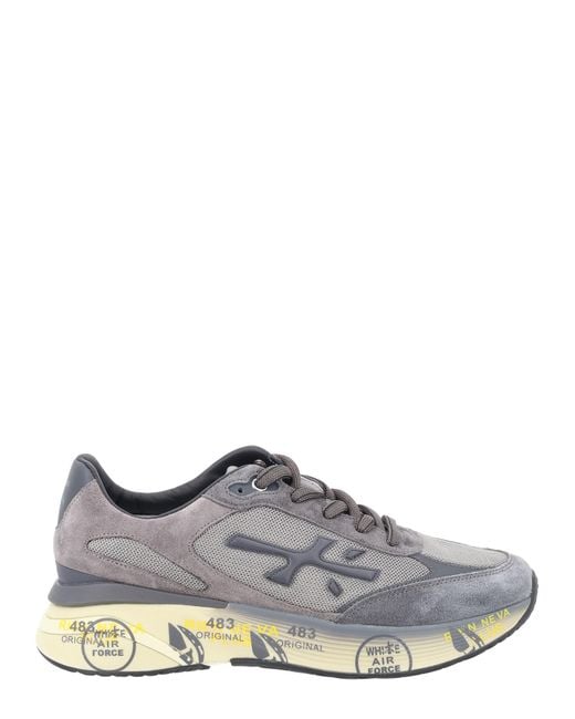 Premiata Gray Sneaker "Moe Run 8079" for men