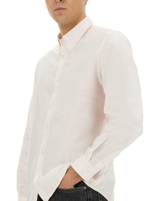 Shirt "Greg" di A.P.C. in White da Uomo