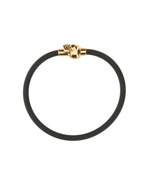 Bracciale Skull di McQueen in White da Uomo