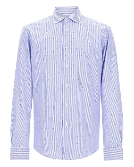 Brian Dales Blue Camicia for men