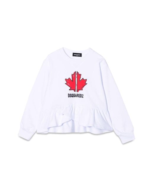 Spaccata di DSquared² in White