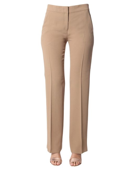 N°21 Natural Straight-Leg Tailored Pants