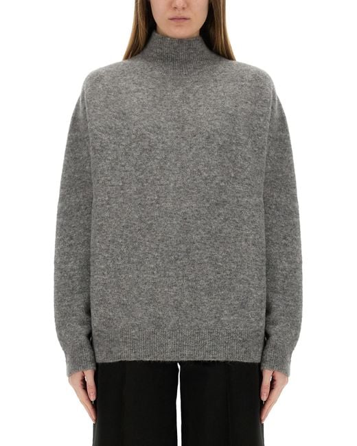 Alysi Gray Turtleneck Shirt