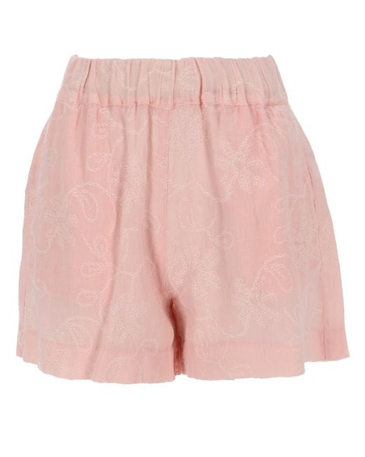 120% Lino Pink Shorts