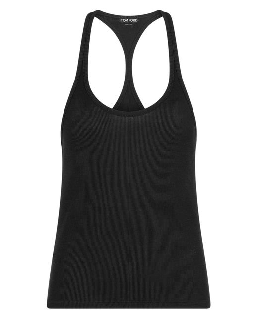 Tom Ford Black Racerback Tank Top