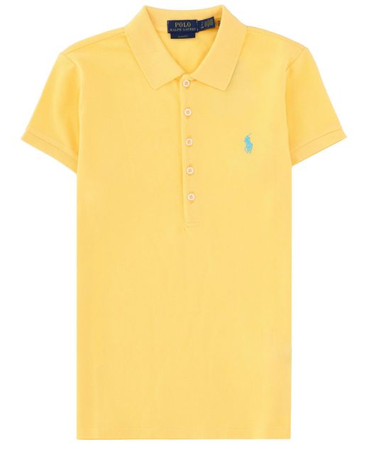 Polo Ralph Lauren Yellow Polo Con Logo Ricamato