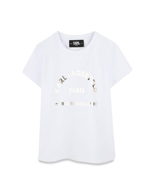 Karl Lagerfeld White T Shirt