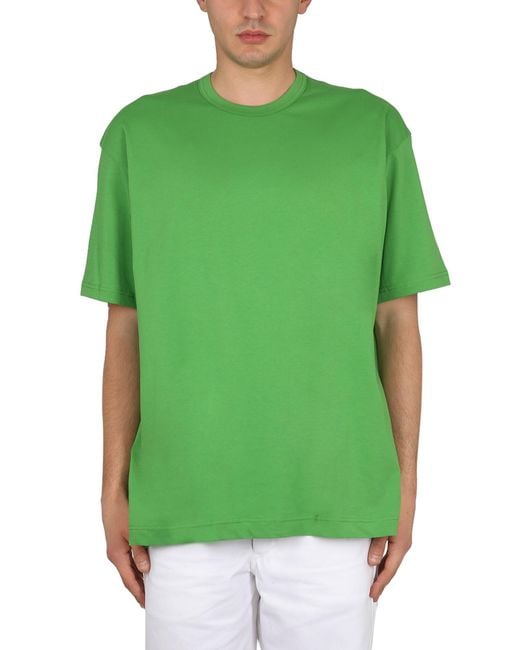 Comme des Garçons Green Crew Neck T-Shirt for men