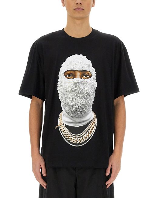 Ih Nom Uh Nit Black Future Mask Print T-Shirt for men