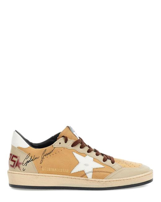 Golden Goose Deluxe Brand Brown Ballstar Sneakers for men