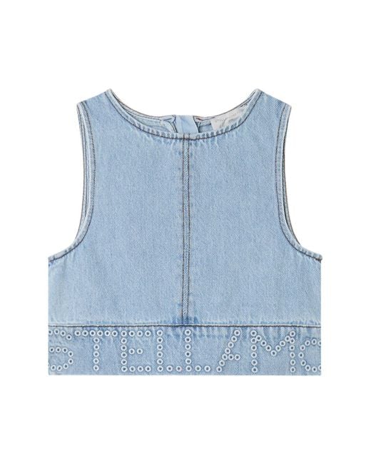 Stella McCartney Blue Denim Top