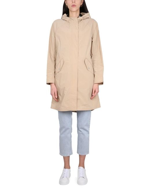 Woolrich Natural "long Summer Parka"