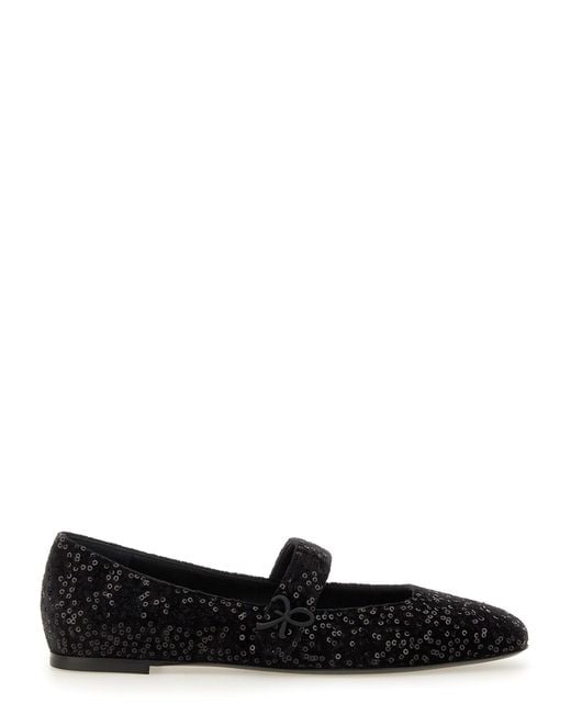 Roberto Festa Black Ballerina With Rhinestones