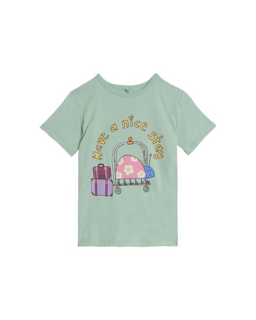 Stella McCartney Green Stella Mc Cartney Ladybug" T Shirt