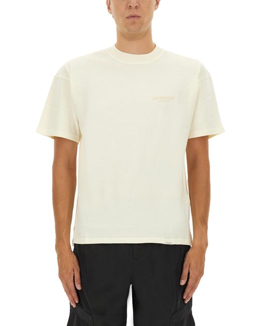 Represent White T-Shirt With Logo for men