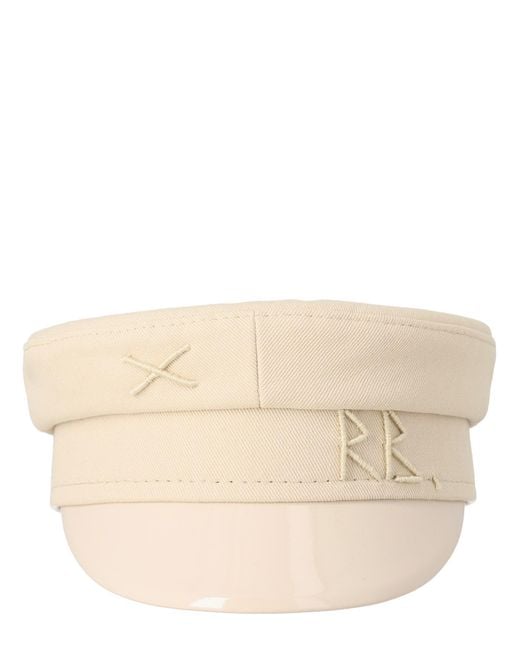 Ruslan Baginskiy Natural Baker Boy Embroidered Hat
