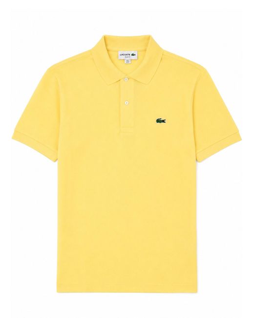 Lacoste Yellow Polo Con Logo for men
