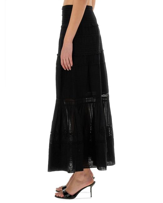 Gonna Lunga "Dusta" di Isabel Marant in Black