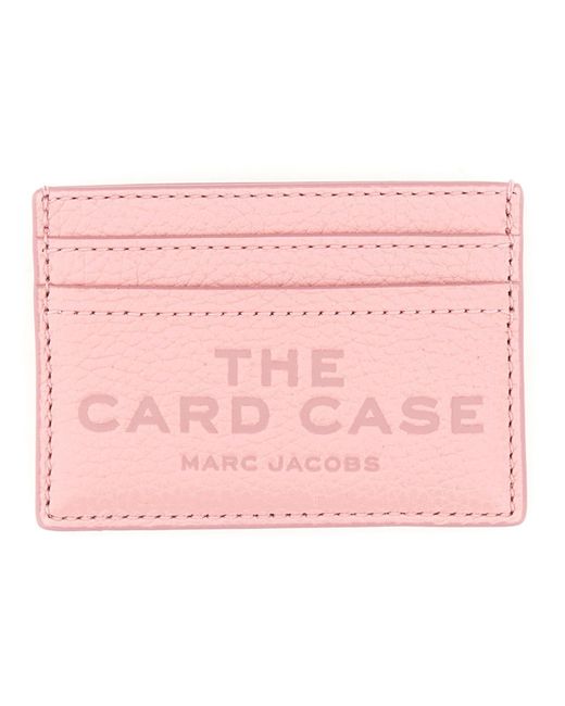 Marc Jacobs Pink Card Holder With Logo