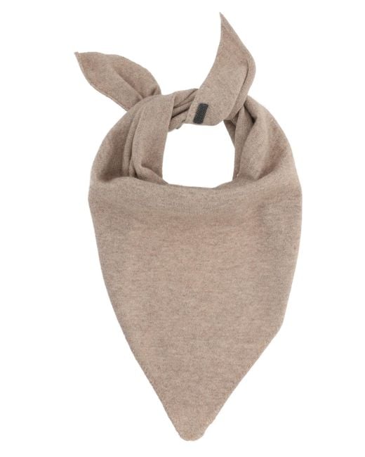 Brunello Cucinelli White Foulard