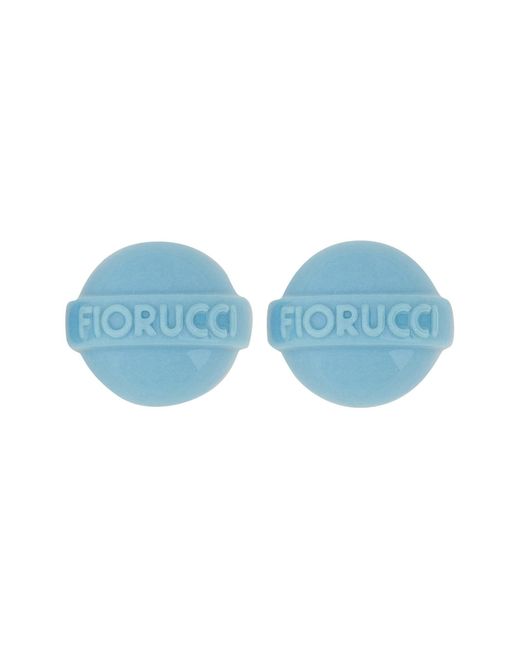 Fiorucci Blue "Lollipop" Earrings