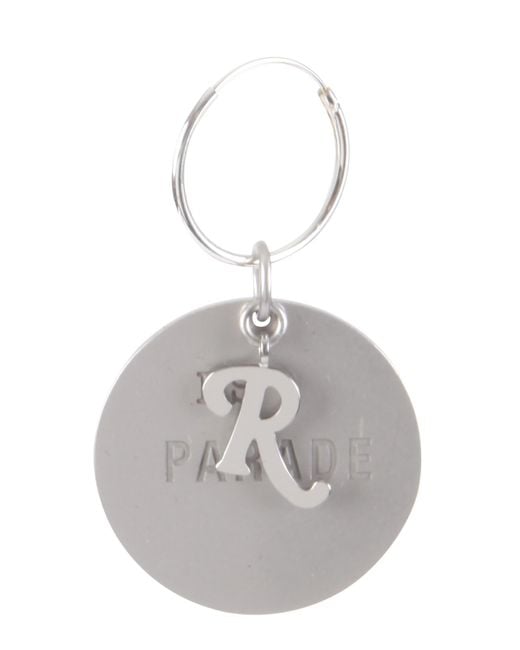 Raf Simons White Circle Single Earrings