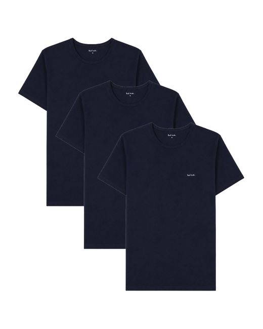 Paul Smith Blue 3-Pack T-Shirt Intime for men