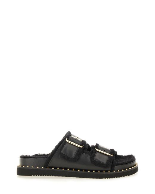 Ash Black Utah Bis" Sandal
