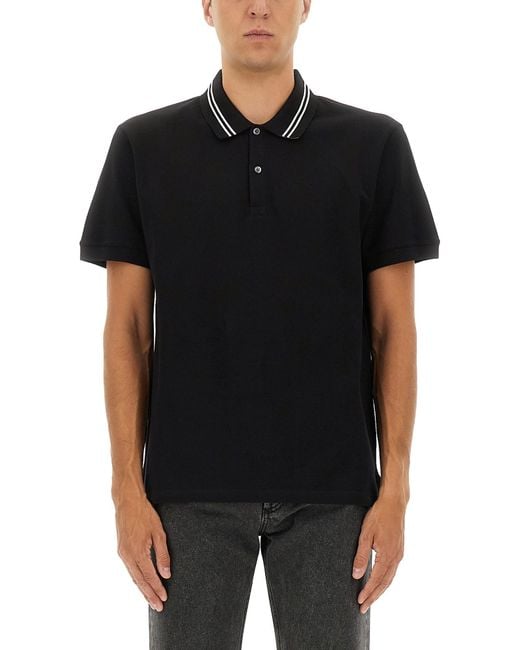 McQueen Black Polo Shirts for men