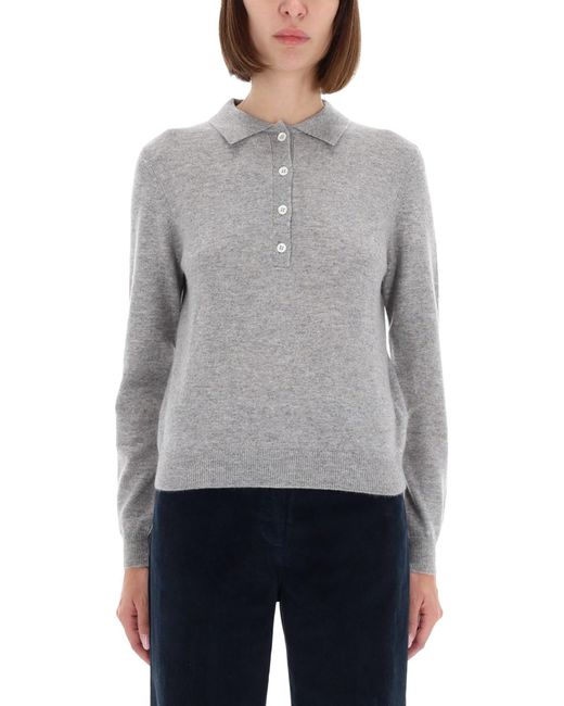 Aspesi Gray Polo Shirt Mod.3306