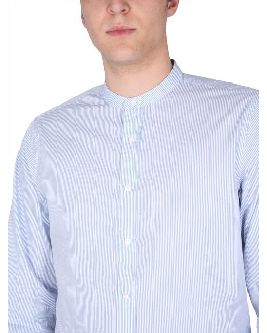 Camicia Regular Fit di Aspesi in Blue da Uomo