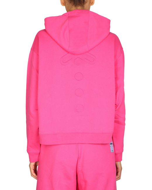Hoodie-Donna di McQ Alexander McQueen in Pink