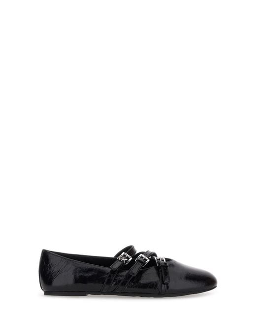 MICHAEL Michael Kors Black Leather Flats