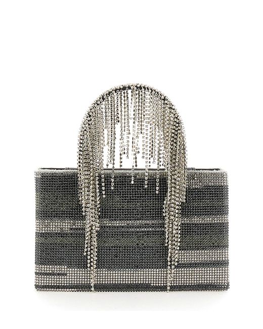 Kara Gray Bag With Crystals