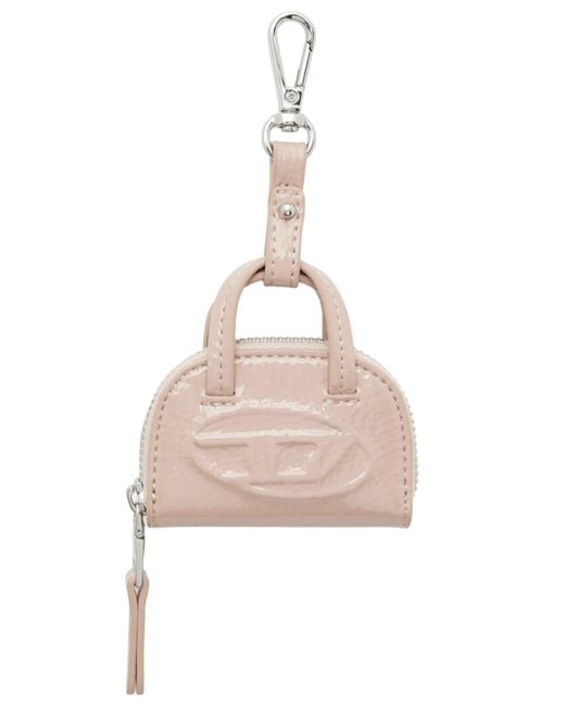 DIESEL Pink Keychain "1Dr Dome"