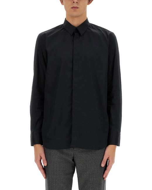 PT Torino Black Cotton Shirt for men
