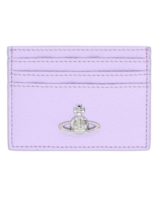 Vivienne Westwood Purple "Flat" Card Holder