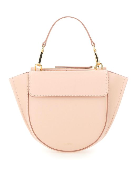 Wandler Pink Hortensia Saddle Bag Mini