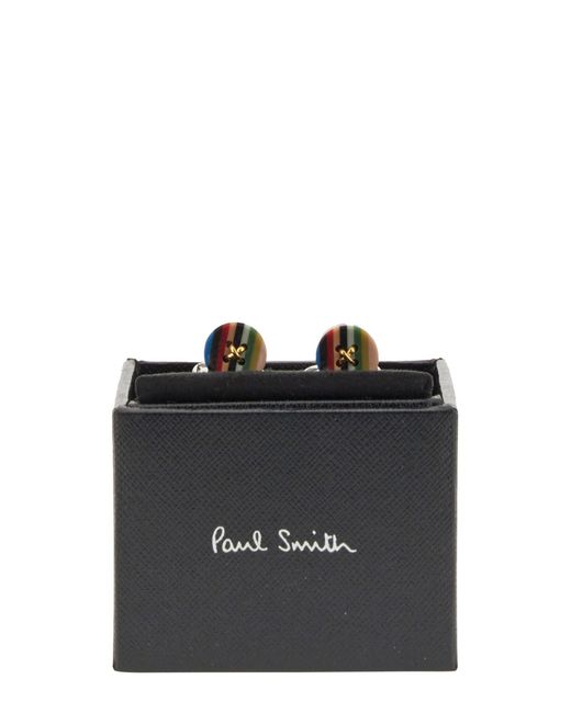 Gemelli "Button Stripe" di Paul Smith in Multicolor da Uomo