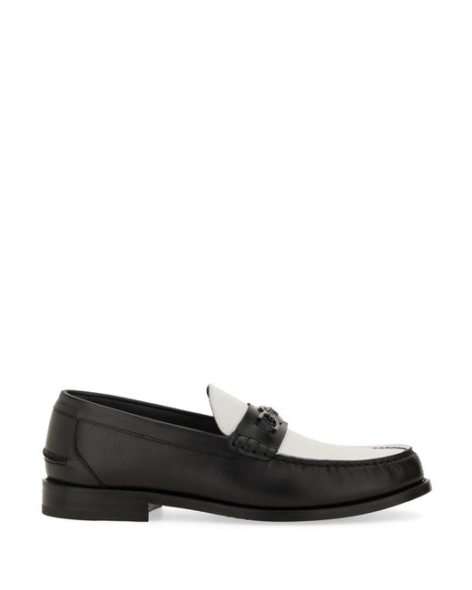 Versace Black Medusa 95 Moccasins For for men