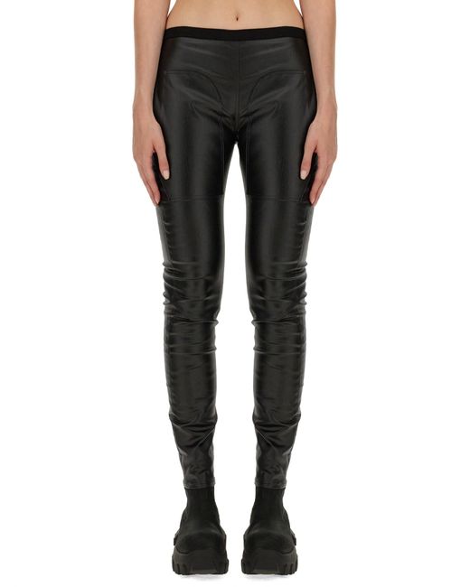 Rick Owens Black Denim Leggings