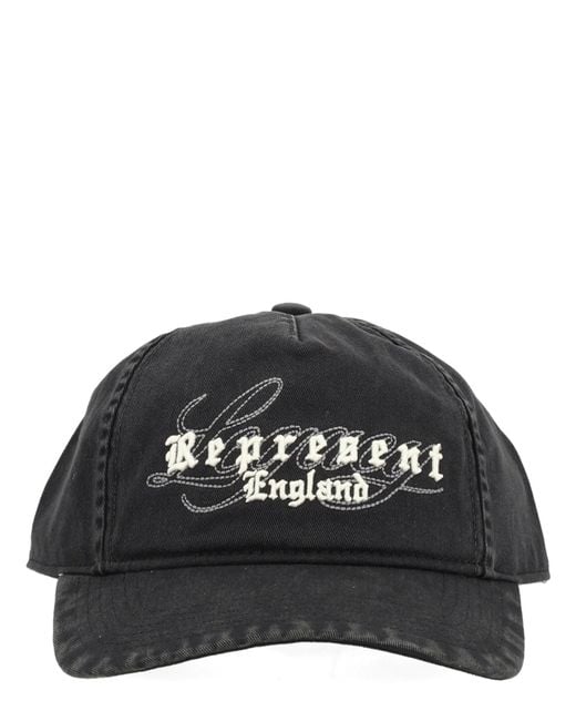 Represent Black Baseball Cap for men