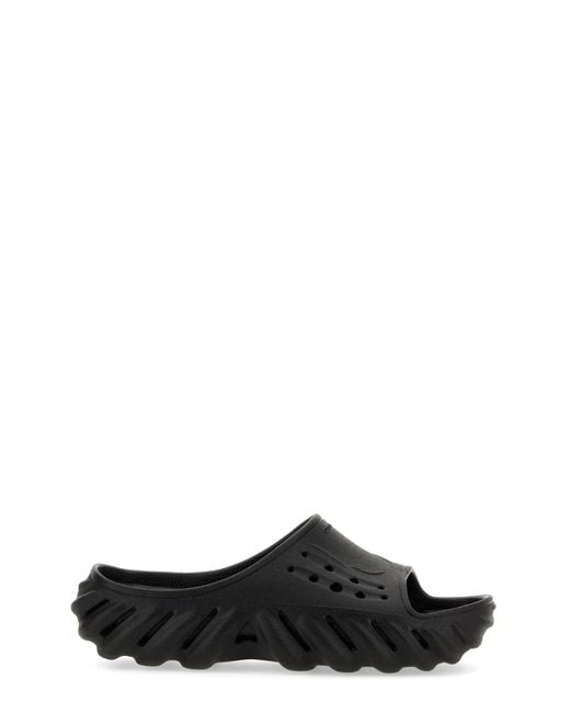 CROCSTM Black Slide Sandal "Echo"