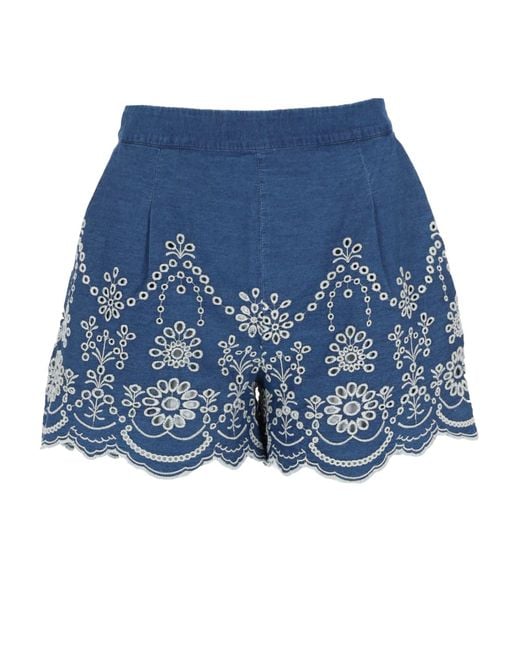 Mc2 Saint Barth Blue Shorts "Amani"