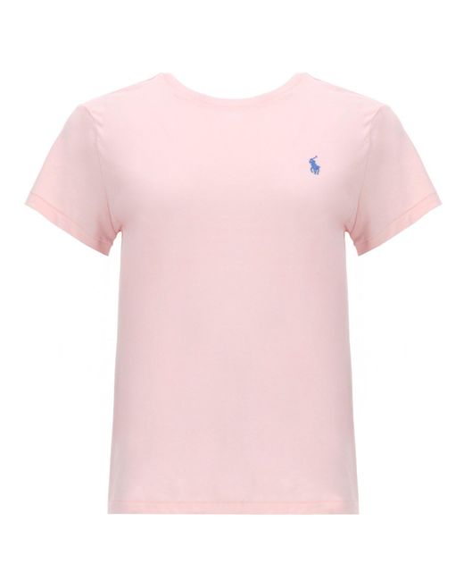 Polo Ralph Lauren Pink T-Shirt With Logo