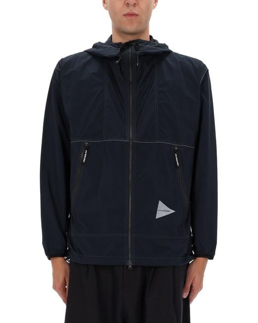 And Wander Blue Jacket "Partex" for men