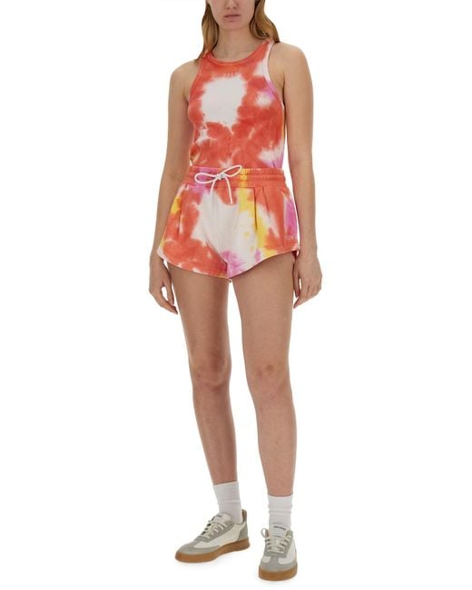 Top Tie-Dye di MSGM in Red